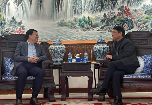 Chairman Wang Pingwei of China Mineral Resources paid a visit to Ambassador Zhou Ding